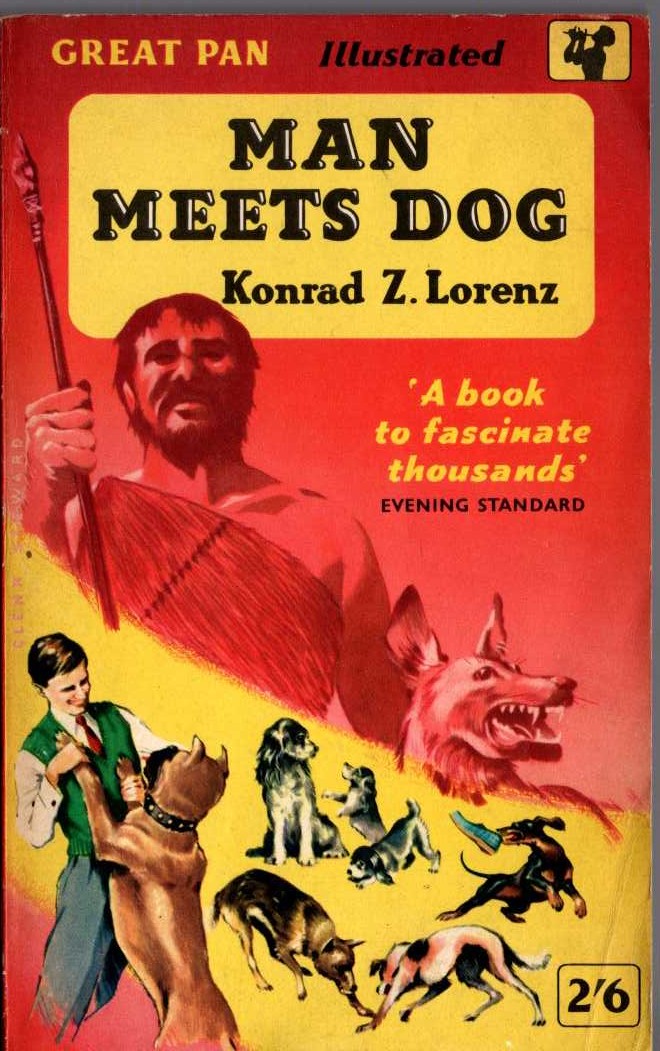 Konrad Z. Lorenz  MAN MEETS DOG front book cover image