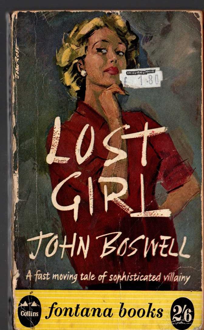 John Boswell  LOST GIRL front book cover image