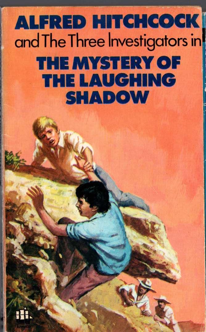 Alfred Hitchcock (introduces_The_Three_Investigators) THE MYSTERY OF THE LAUGHING SHADOW front book cover image