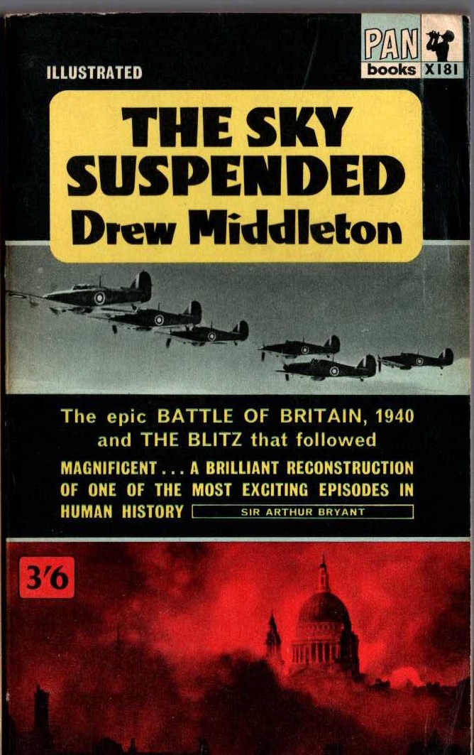 Drew Middleton  THE SKY SUSPENDED front book cover image