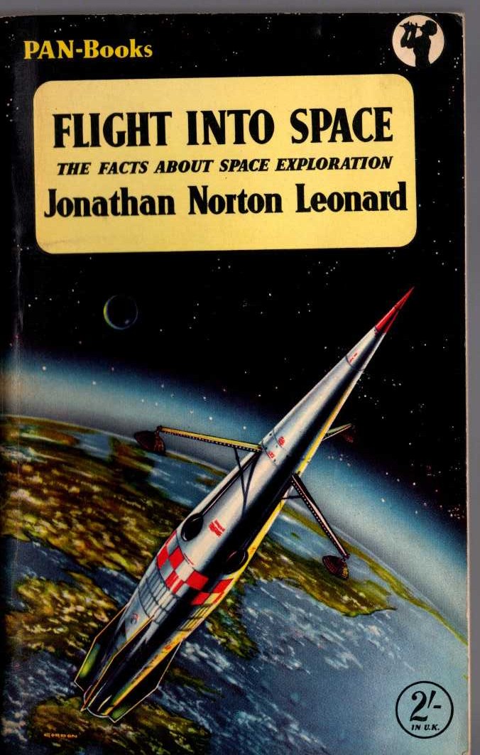 Jonathan Norton Leonard  FLIGHT INTO SPACE front book cover image