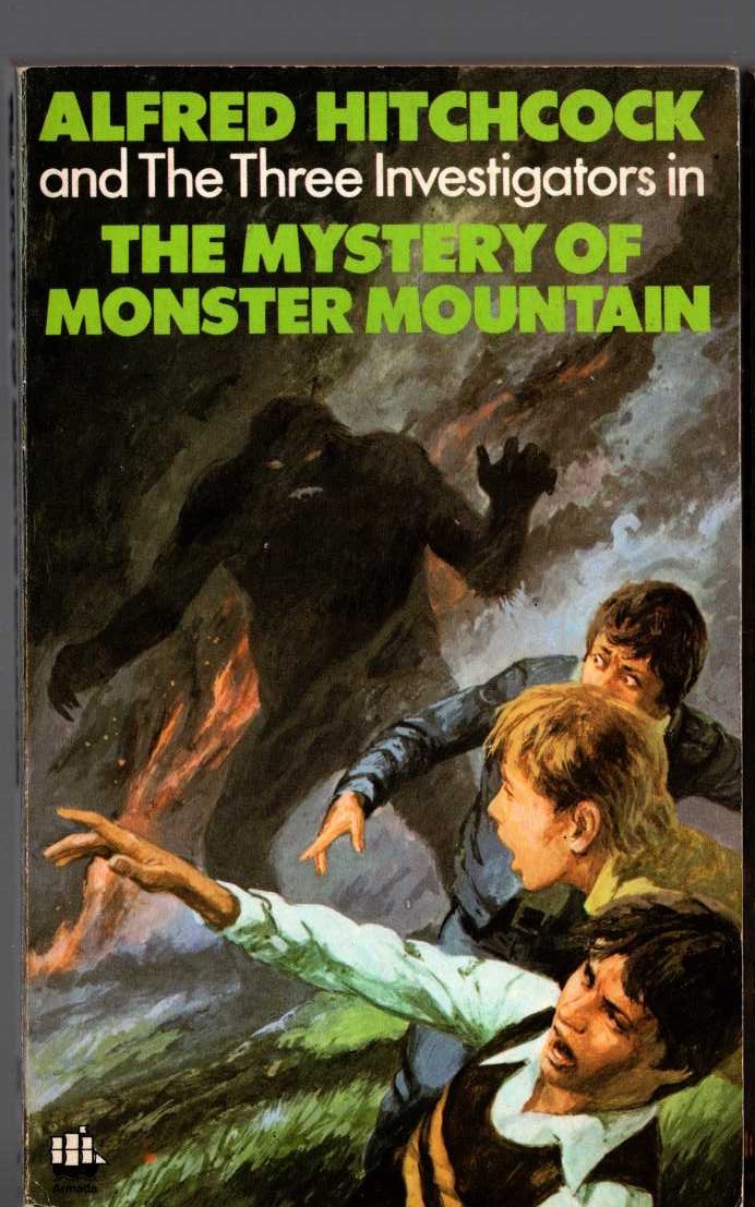 Alfred Hitchcock (introduces_The_Three_Investigators) THE MYSTERY OF MONSTER MOUNTAIN front book cover image