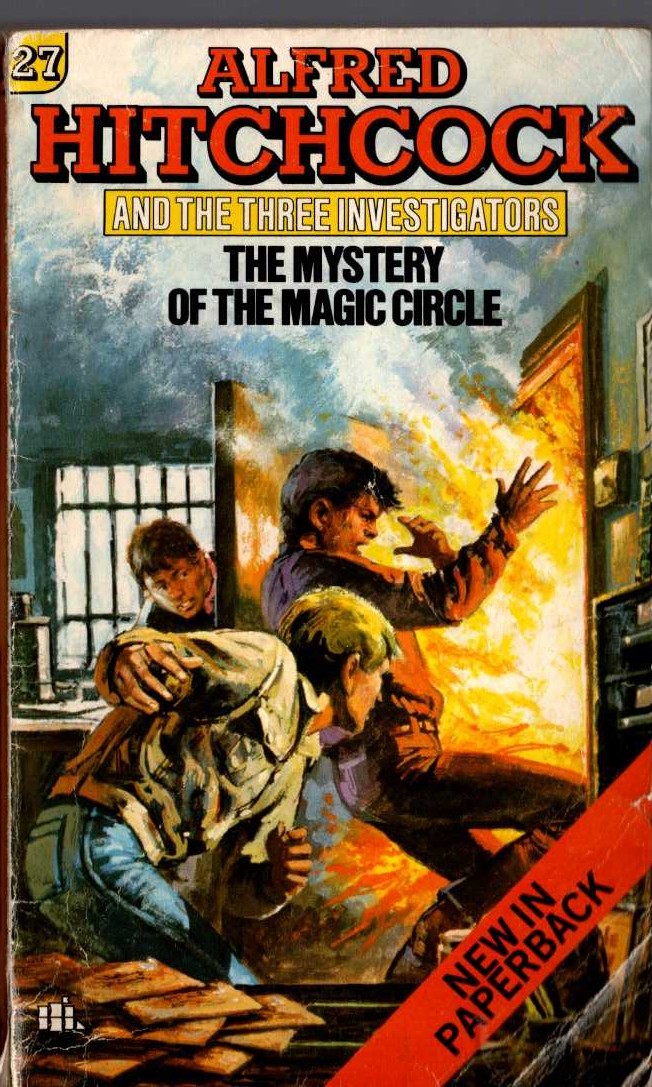 Alfred Hitchcock (introduces_The_Three_Investigators) THE MYSTERY OF THE MAGIC CIRCLE front book cover image