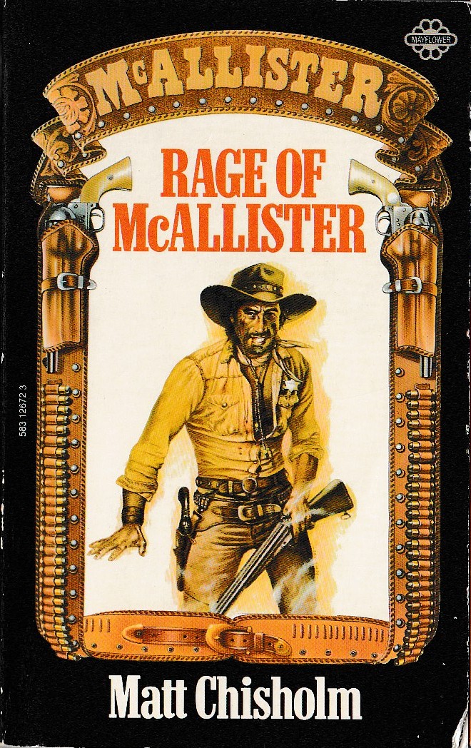 Matt Chisholm  RAGE OF McALLISTER front book cover image