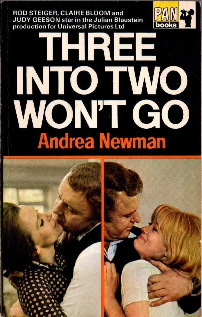 Andrea Newman  THREE INTO TWO WON'T GO (Film tie-in) front book cover image