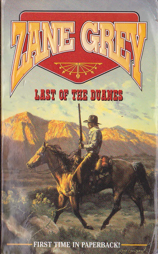 Zane Grey  LAST OF THE DUANES front book cover image