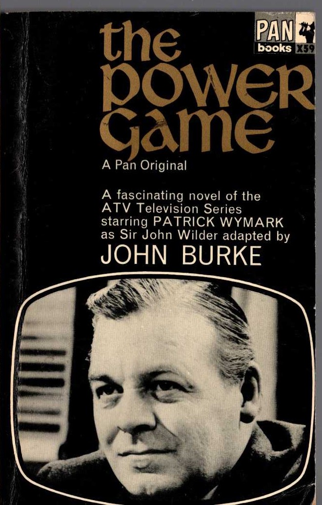 John Burke  THE POWER GAME (TV tie-in) front book cover image