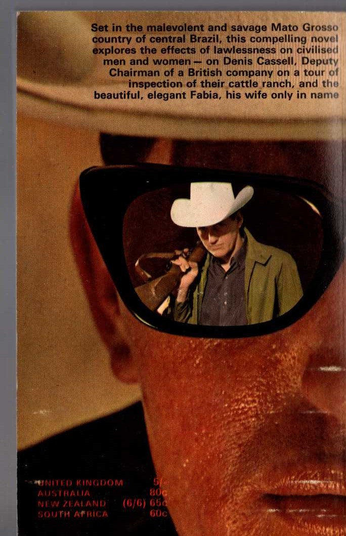 Howard Clewes  MAN ON A HORSE magnified rear book cover image