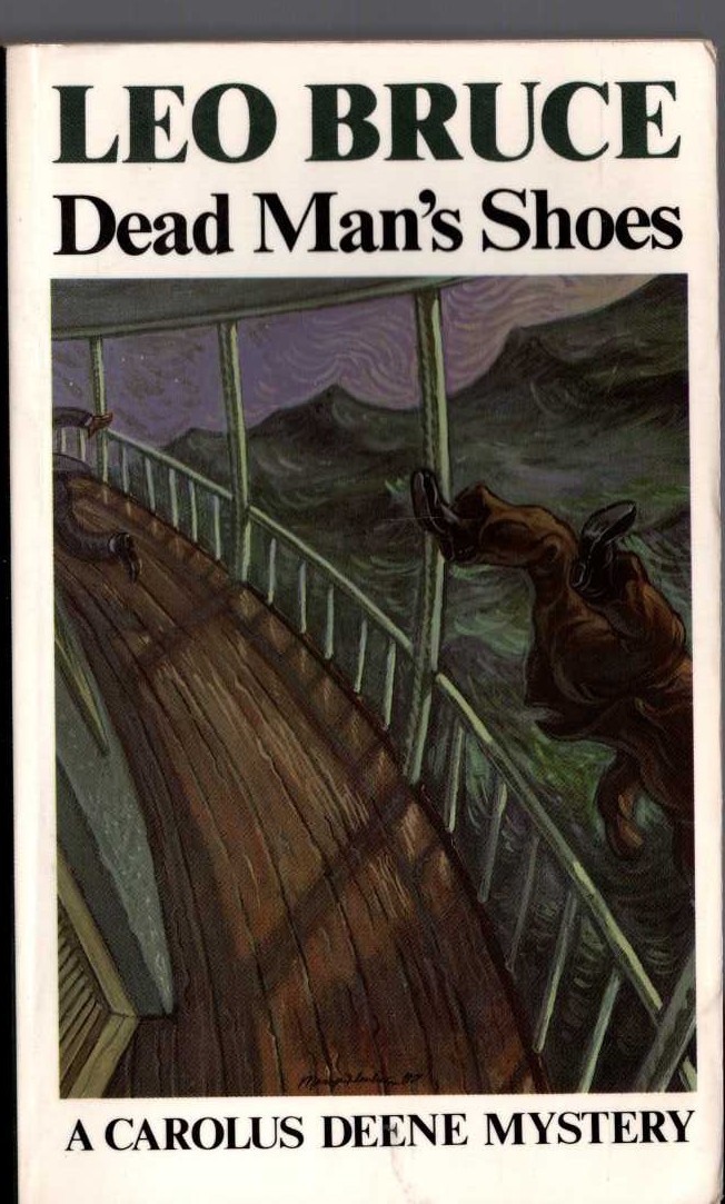Leo Bruce  DEAD MAN'S SHOES front book cover image