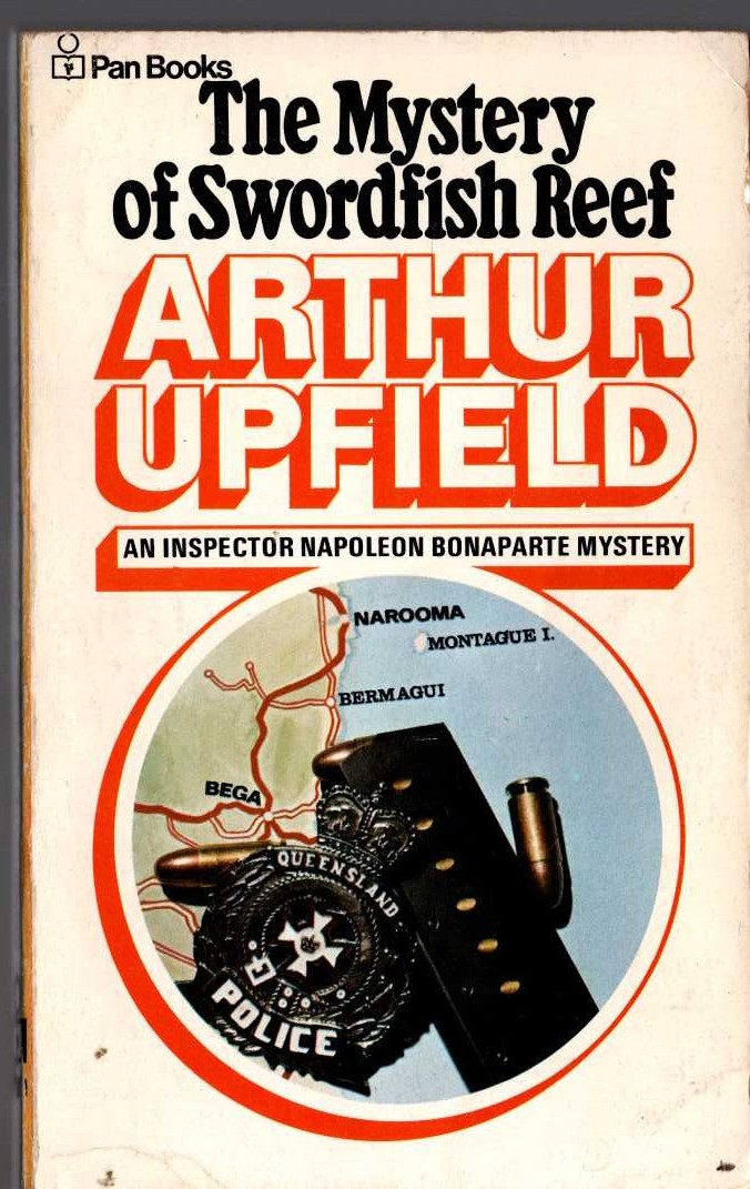 Arthur Upfield  THE MYSTERY OF SWORDFISH REEF front book cover image