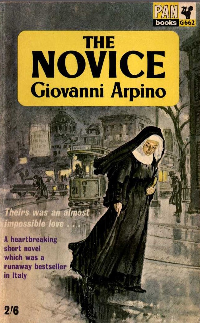 Giovnni Arpino  THE NOVICE front book cover image