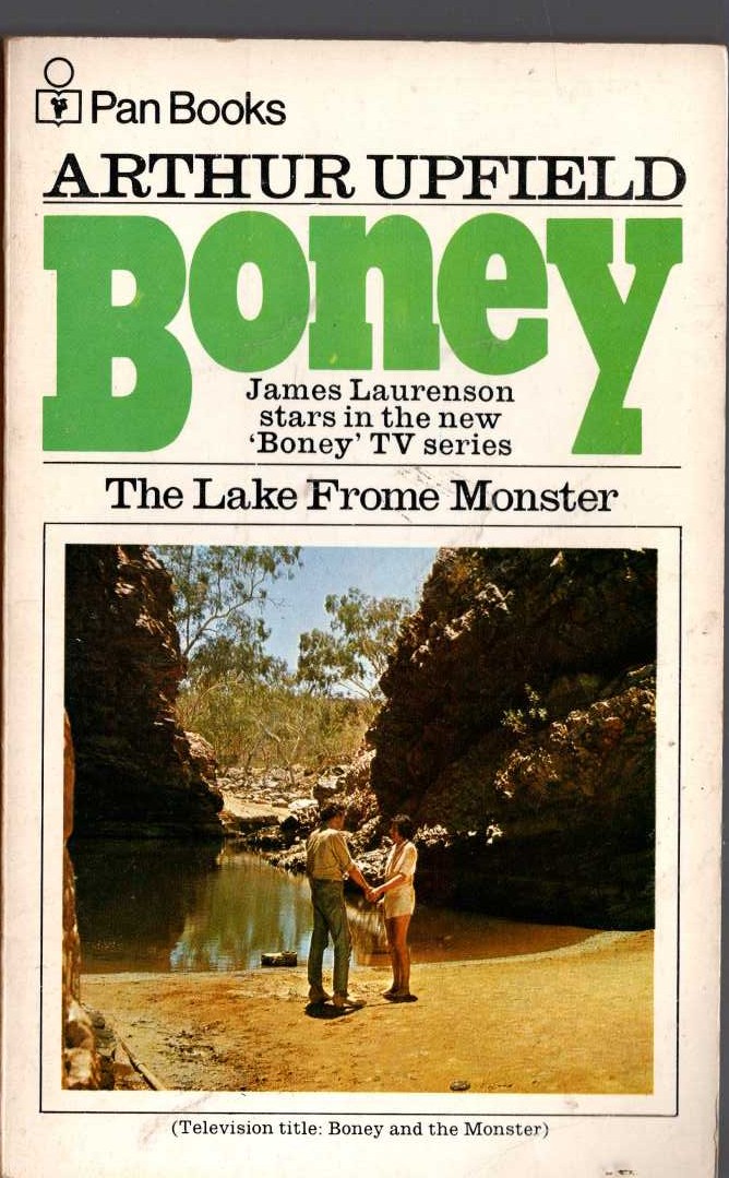 Arthur Upfield  THE LAKE FROME MONSTER (TV tie-in) front book cover image