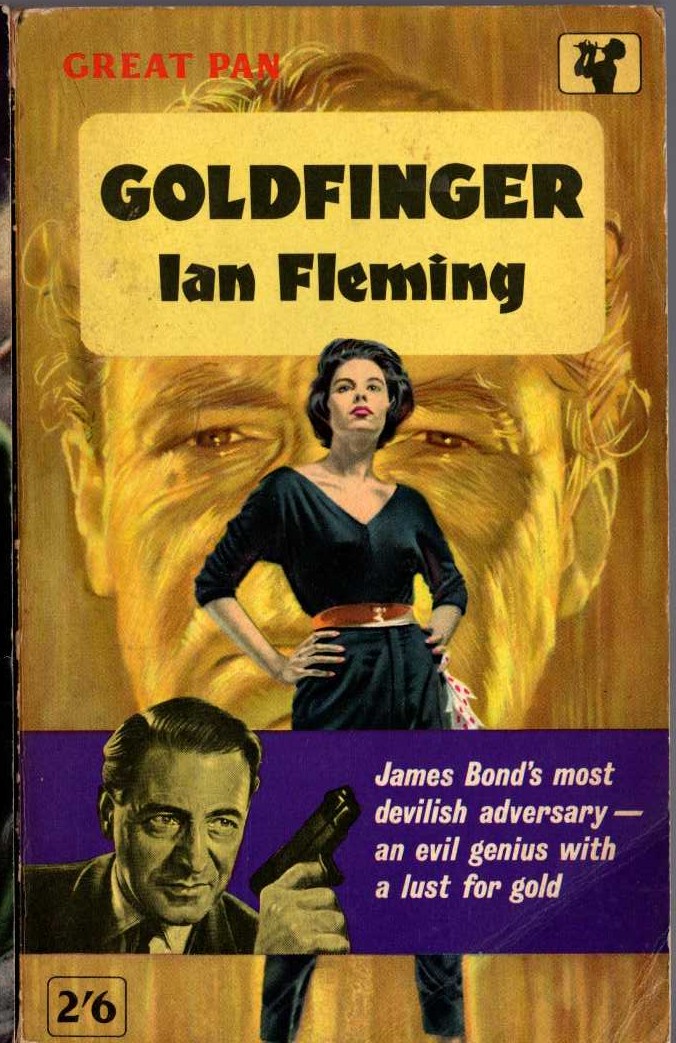 Ian Fleming  GOLDFINGER front book cover image