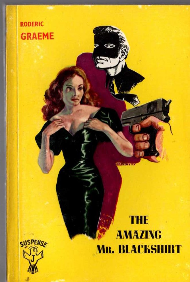 Roderic Graeme  THE AMAZING MR.BLACKSHIRT front book cover image