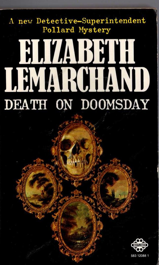 Elizabeth Lemarchand  DEATH ON DOOMSDAY front book cover image
