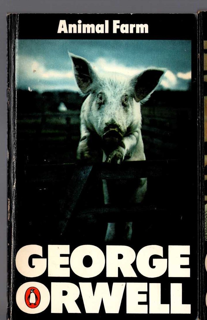 George Orwell  ANIMAL FARM front book cover image