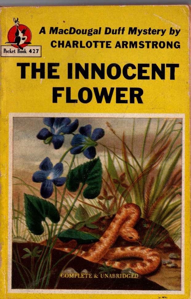 Charlotte Armstrong  THE INNOCENT FLOWER front book cover image