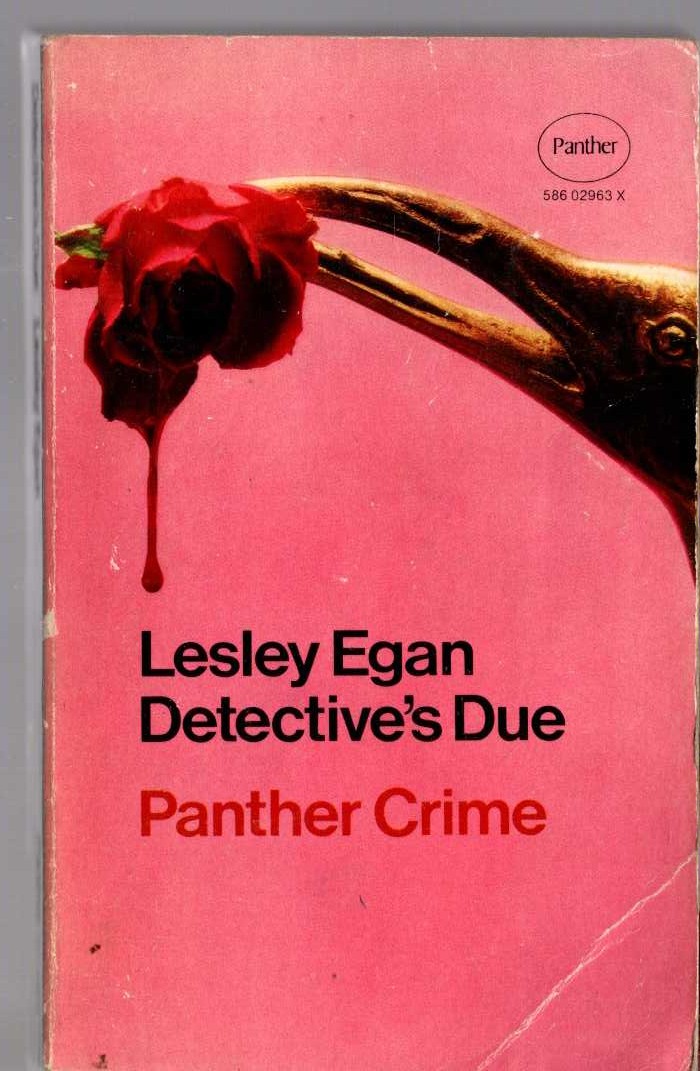 Lesley Egan  DETECTIVE'S DUE front book cover image