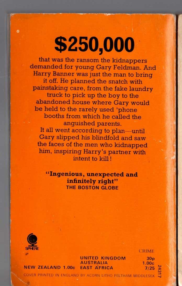 Georges Simenon  THE HAND magnified rear book cover image