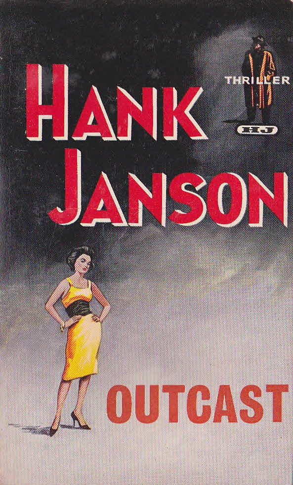 Hank Janson  OUTCAST front book cover image