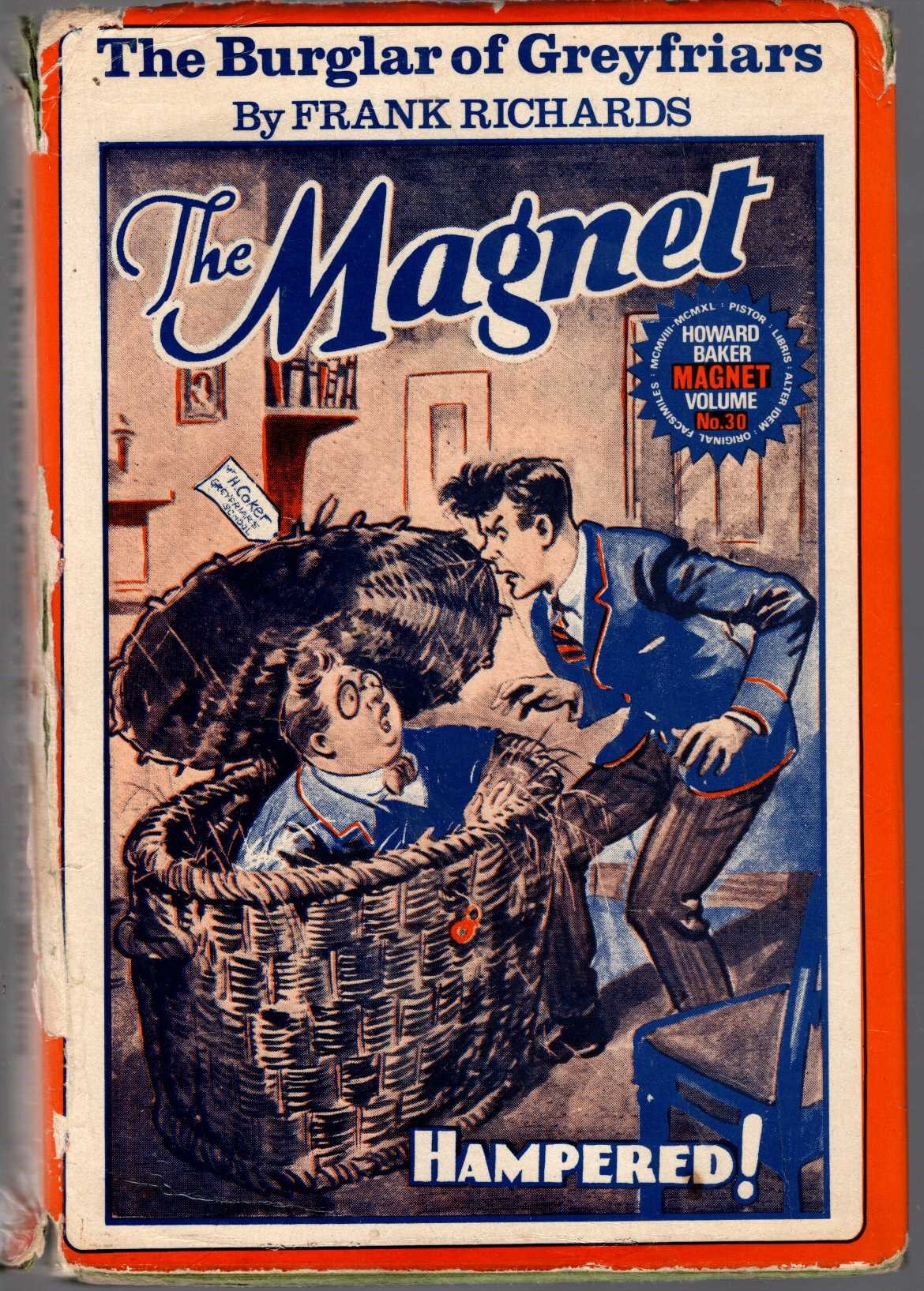THE BURGLAR OF GREYFRIARS front book cover image