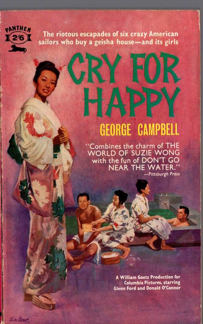 George Campbell  CRY FOR HAPPY (Film tie-in) front book cover image