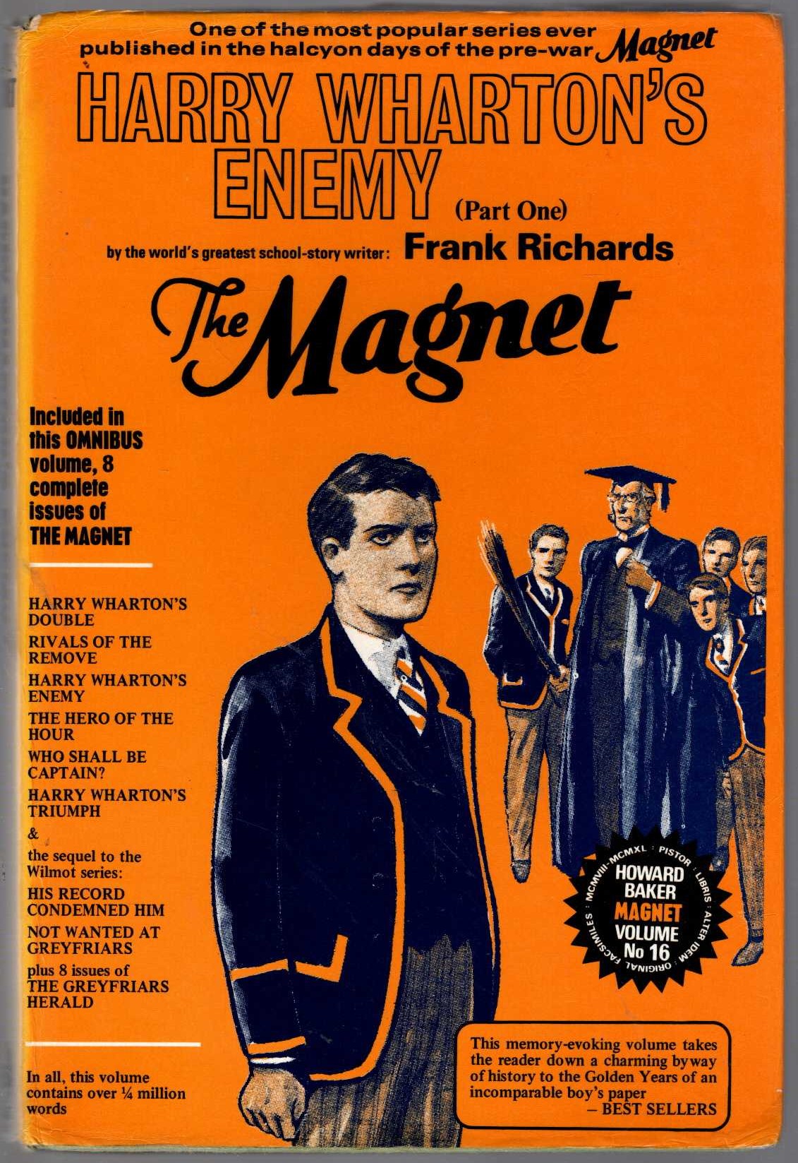 HARRY WHARTON'S ENEMY (Part One) front book cover image