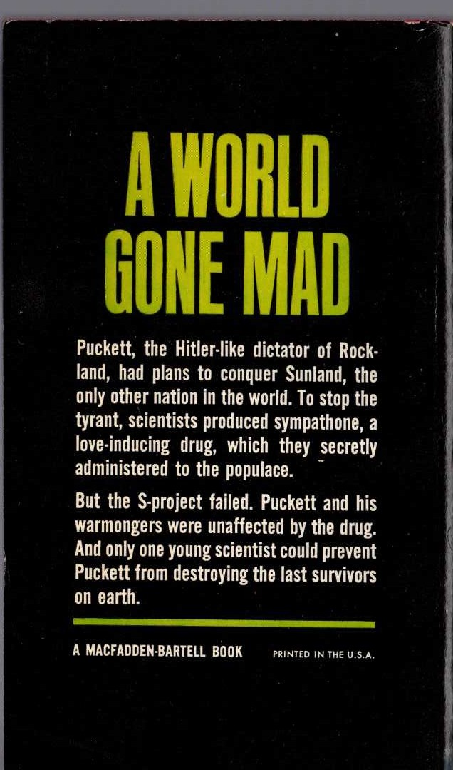 Curtis W. Casewit  THE PEACEMAKERS magnified rear book cover image