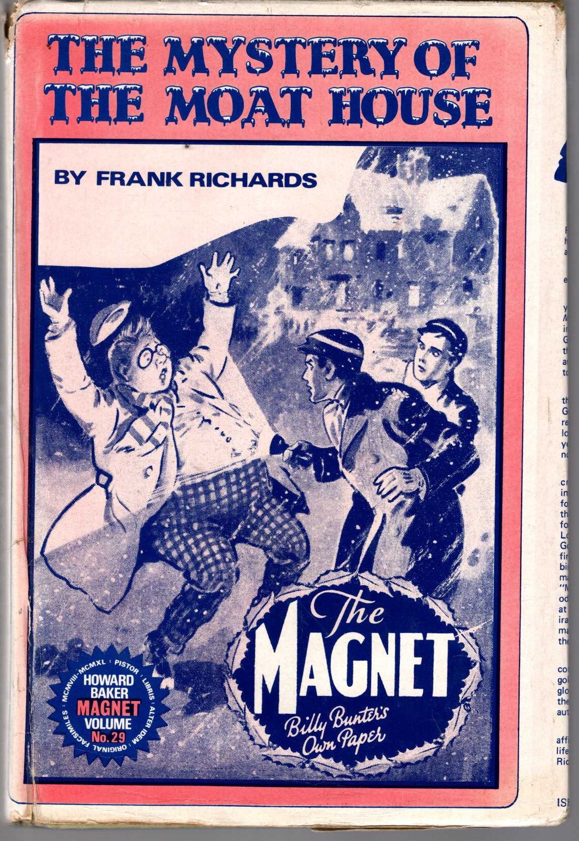 THE MYSTERY OF THE MOAT HOUSE front book cover image