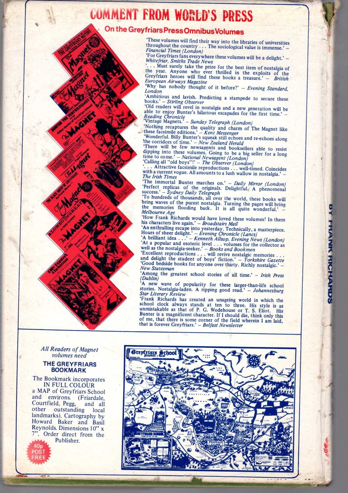 THE MYSTERY OF THE MOAT HOUSE magnified rear book cover image