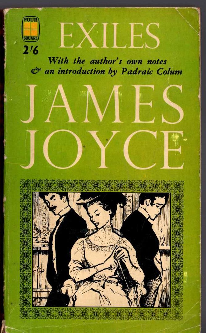 James Joyce  EXILES front book cover image