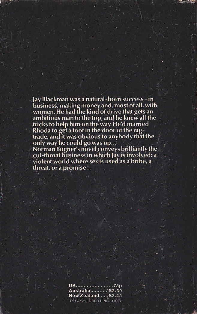 Norman Bogner  SEVENTH AVENUE magnified rear book cover image
