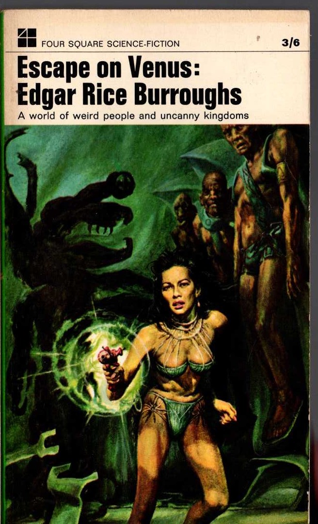 Edgar Rice Burroughs  ESCAPE ON VENUS front book cover image