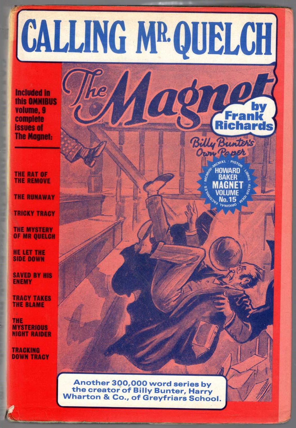 CALLING MR.QUELCH front book cover image