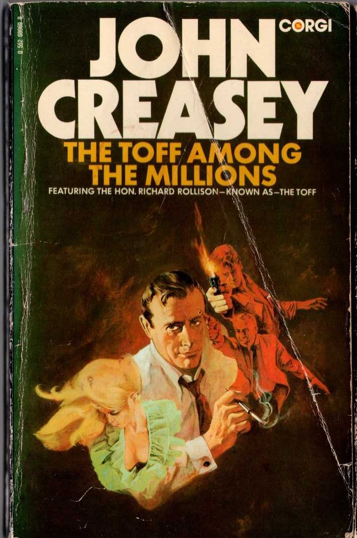 John Creasey  THE TOFF AMONG THE MILLIONS front book cover image