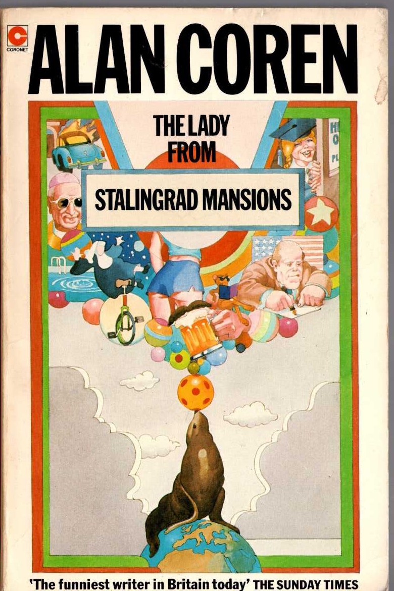 Alan Coren  THE LADY FROM STALINGRAD MANSIONS front book cover image