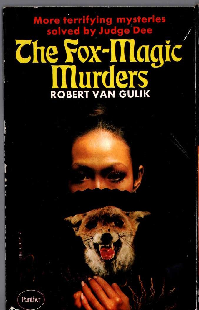 Robert van Gulik  THE FOX-MAGIC MURDERS front book cover image