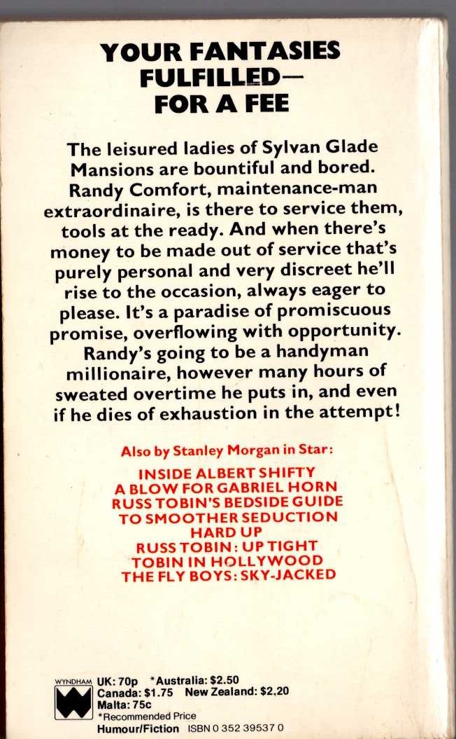 Stanley Morgan  RANDY COMFORT RISE AGAIN magnified rear book cover image