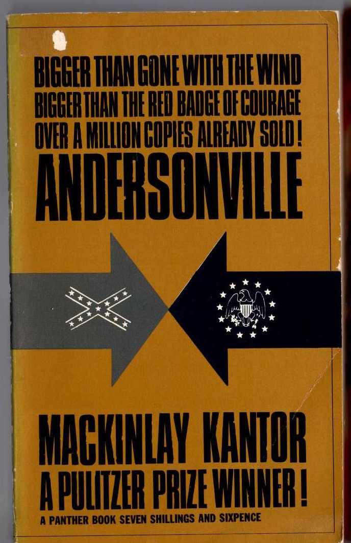 Mackinlay Kantor  ANDERSONVILLE front book cover image