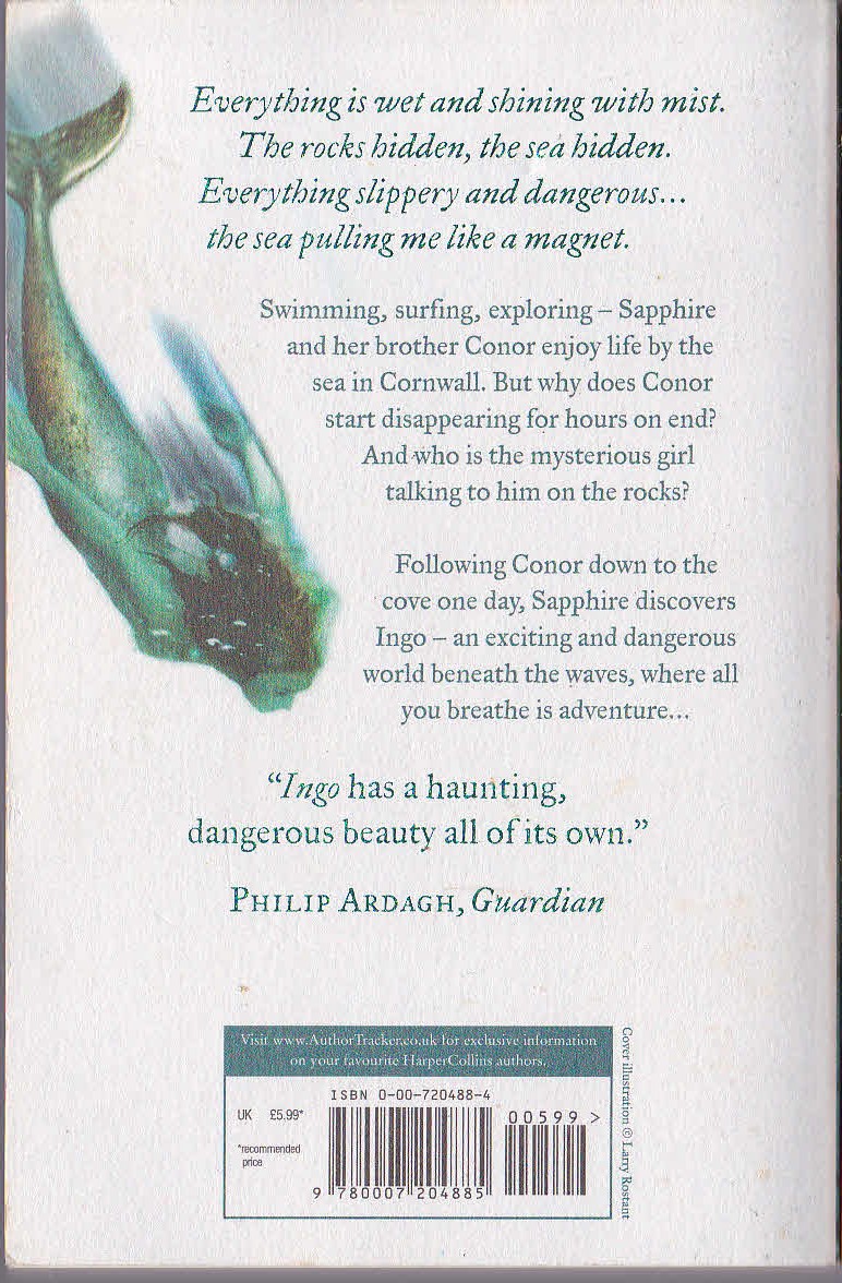 Helen Dunmore  INGO (Juvenile) magnified rear book cover image