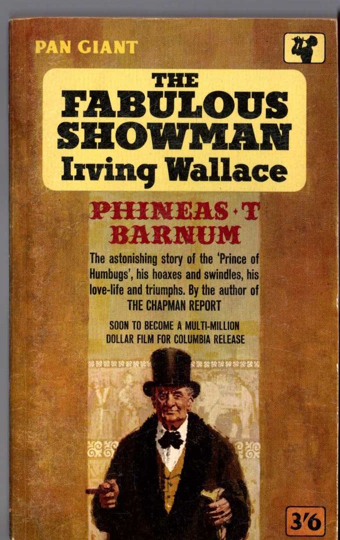 Irving Wallace  THE FABULOUS SHOWMAN front book cover image