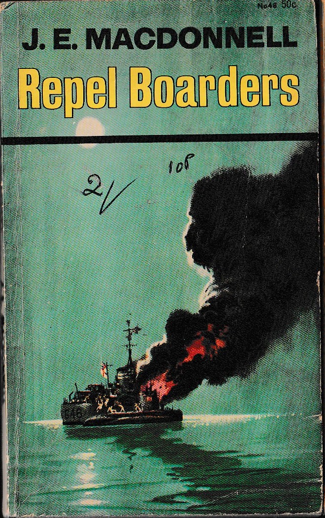 J.E. Macdonnell  REPEL BOARDERS front book cover image