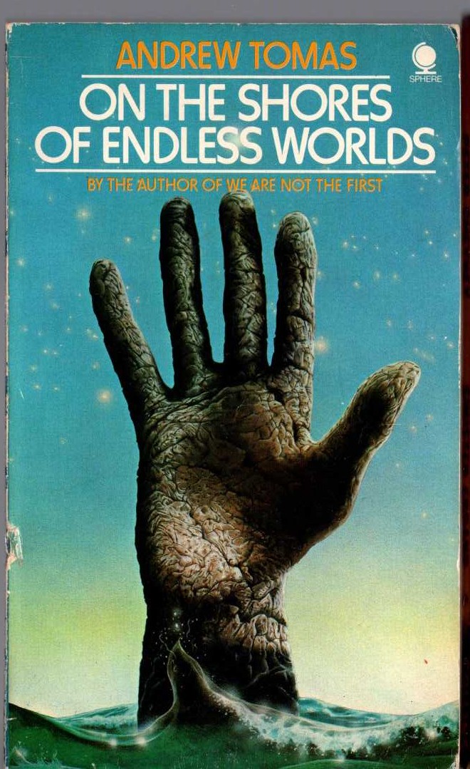 Andrew Tomas  ON THE SHORES OF ENDLESS WORLDS front book cover image