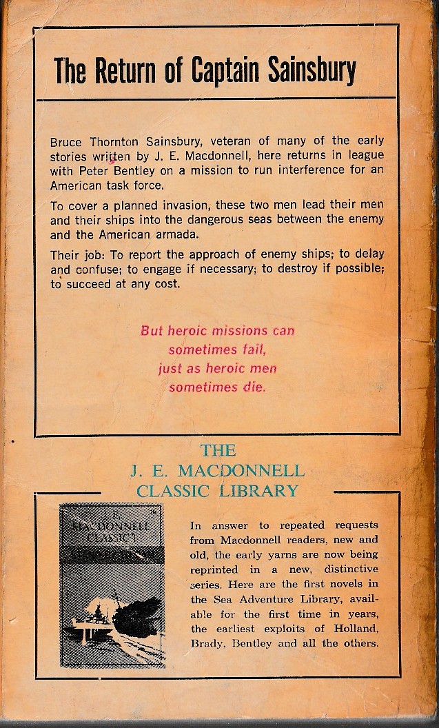 J.E. Macdonnell  EXECUTE! magnified rear book cover image
