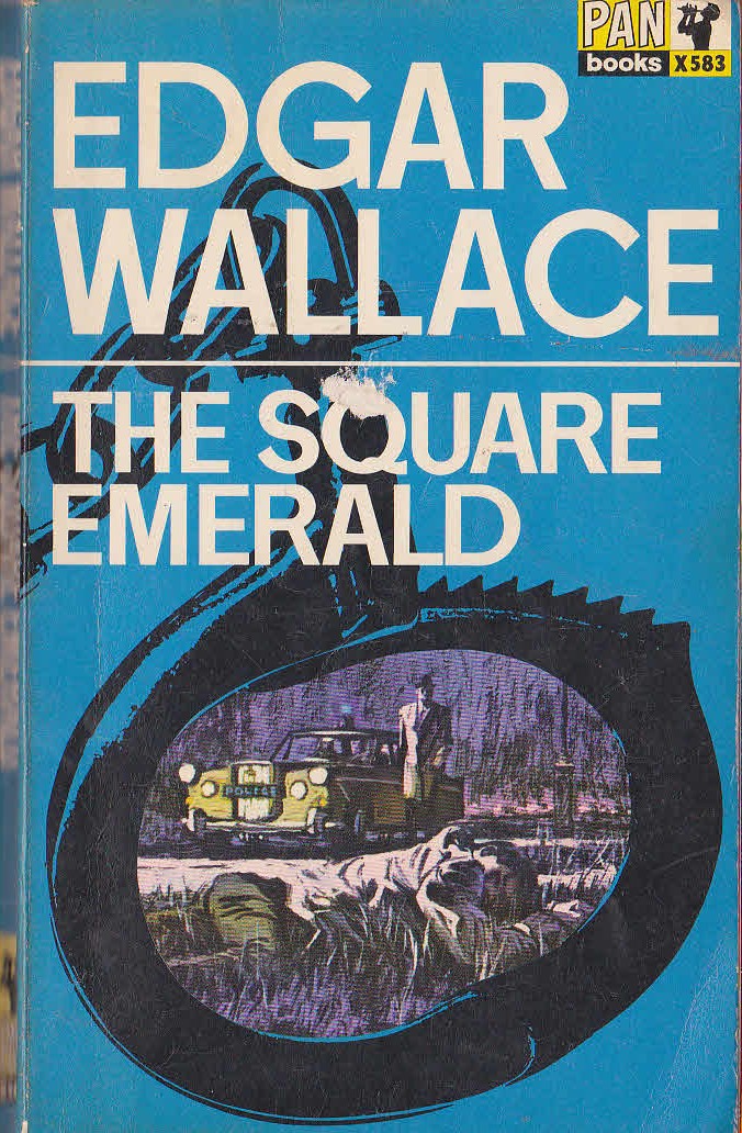 Edgar Wallace  THE SQUARE EMERALD front book cover image