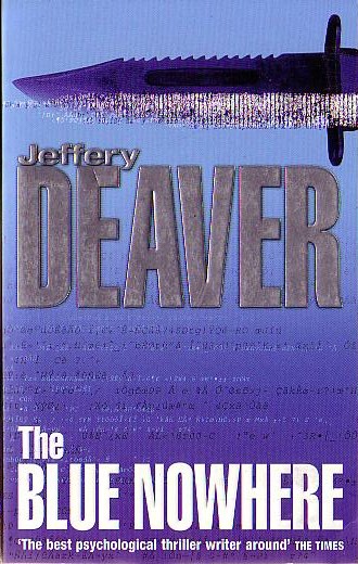 Jeffery Deaver  THE BLUE NOWHERE front book cover image