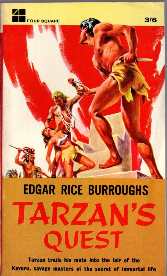 Edgar Rice Burroughs  TARZAN'S QUEST front book cover image