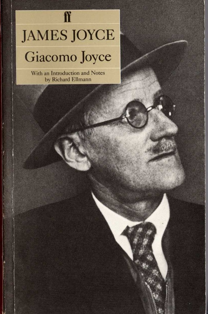 (Giacomo Joyce) JAMES JOYCE front book cover image
