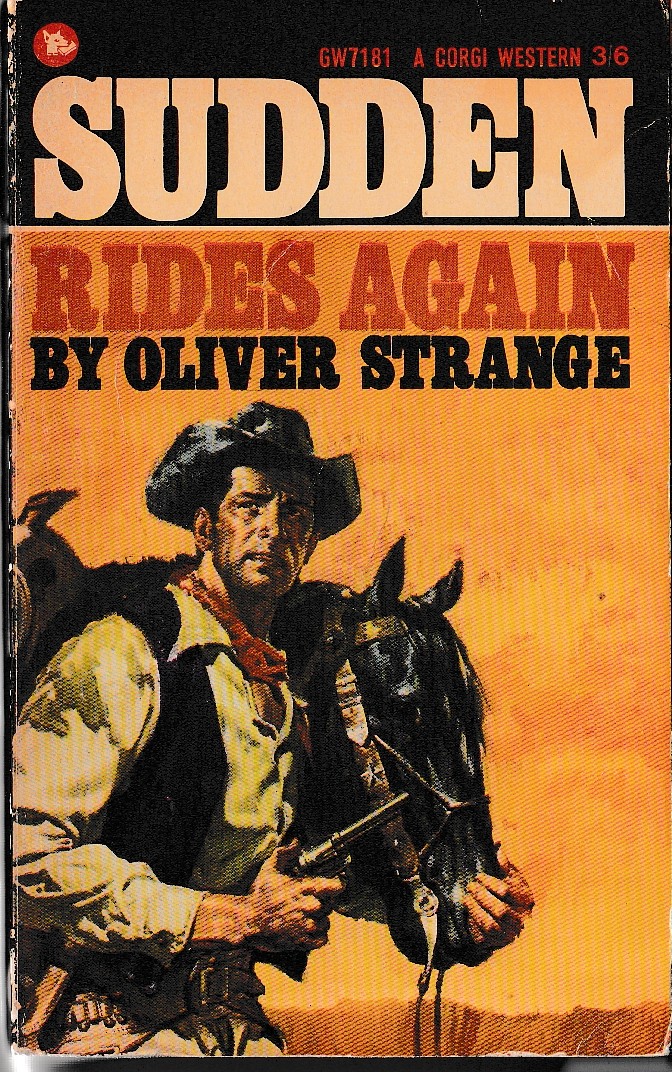 Oliver Strange  SUDDEN RIDES AGAIN front book cover image