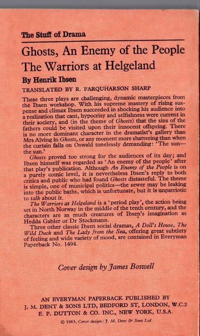 Dennis Wheatley CURTAIN OF FEAR .Arrow rpt.1972 rear cover image